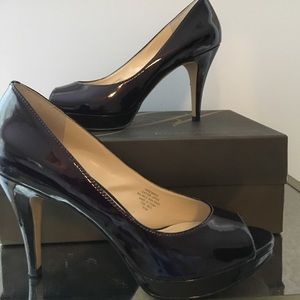 Enzo Angiolini Peep-toe Pumps, 8.5 M